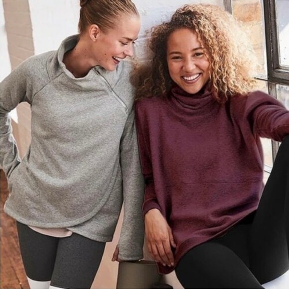 Athleta Sweaters - Athleta Karma Cowl Neck Sweater